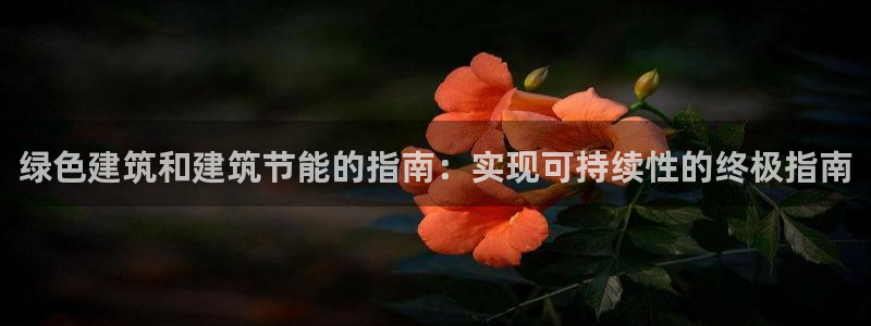 e尊国际官网·网址：绿色建筑和建筑节能的指南：实现可持续性的终极指南