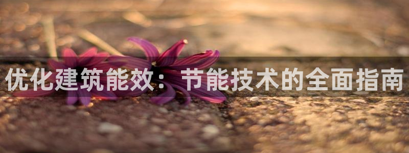 E尊国际网站：优化建筑能效：节能技术的全面指南