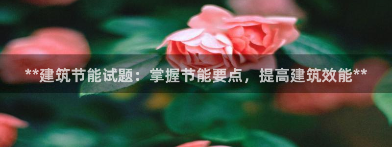 E尊国际：**建筑节能试题：掌握节能要点，提高建筑效能**