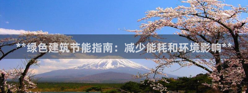 e尊国际平台：**绿色建筑节能指南：减少能耗和环境影响**