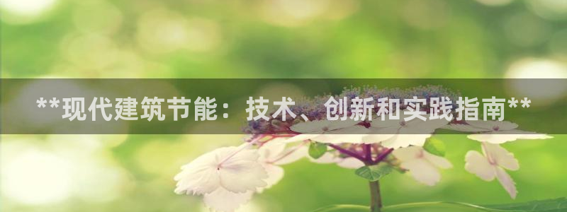 e尊官网：**现代建筑节能：技术、创新和实践指南**