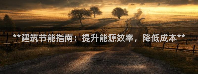 e尊体育：**建筑节能指南：提升能源效率，降低成本**