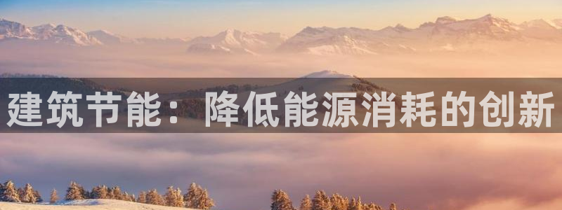 谁知道e尊国际的网址：建筑节能：降低能源消耗的创新