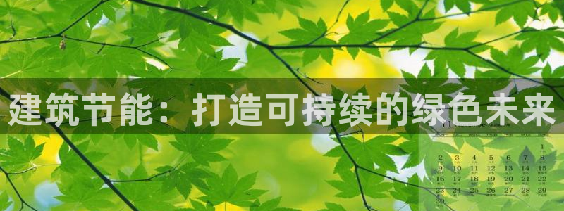 e尊国际-e尊国际官网：建筑节能：打造可持续的绿色未来