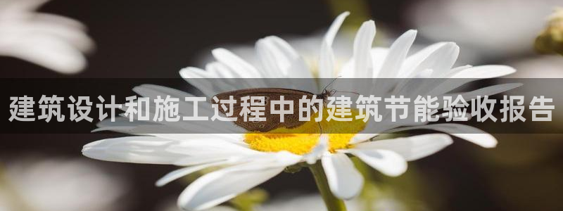 e尊国际娱乐官网地址：建筑设计和施工过程中的建筑节能验收报告