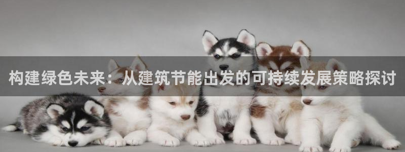 e尊平台：构建绿色未来：从建筑节能出发的可持续发展策略探讨