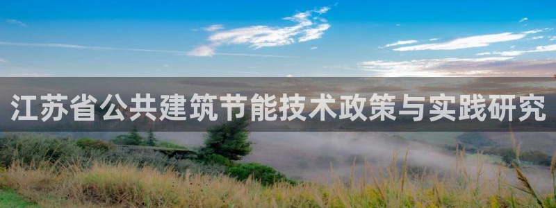 e尊国际是个黑网：江苏省公共建筑节能技术政策与实践研究