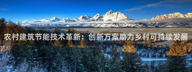 e尊国际的手机登录网站：农村建筑节能技术革新：创新方案助力乡村可持续发展