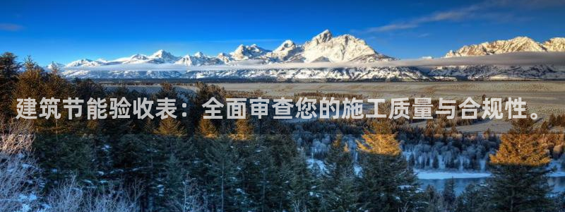 e尊国际官网：建筑节能验收表：全面审查您的施工质量与合规性。